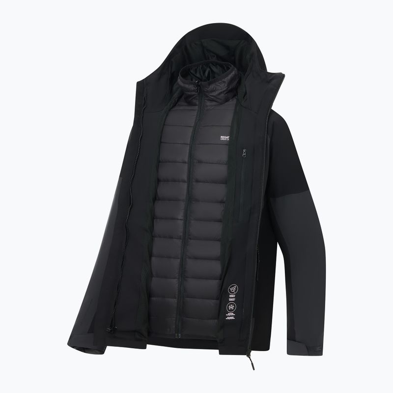 Pánska bunda 3v1 Regatta Wentwood 3in1 ash/black 14