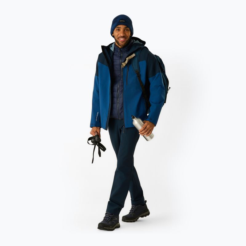 Pánska bunda 3v1 REGATTA Wentwood 3in1 aviator blue/navy 2