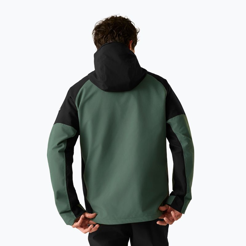 Pánska bunda 3v1 REGATTA Wentwood 3in1 dark forest green/black 3
