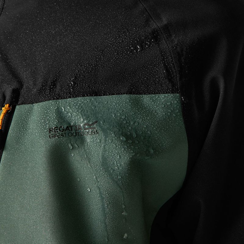 Pánska bunda 3v1 REGATTA Wentwood 3in1 dark forest green/black 8