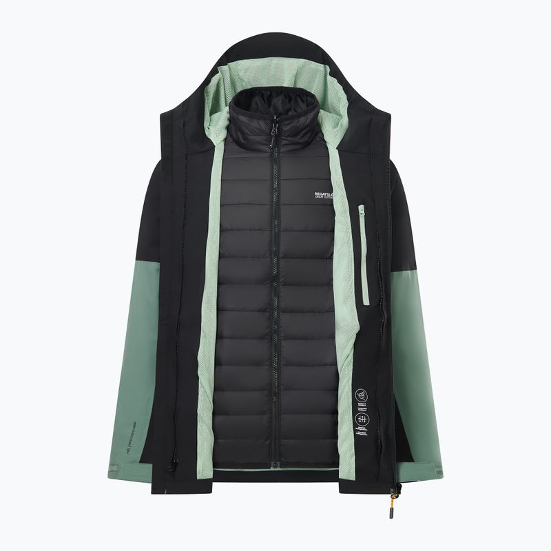 Pánska bunda 3v1 REGATTA Wentwood 3in1 dark forest green/black 13
