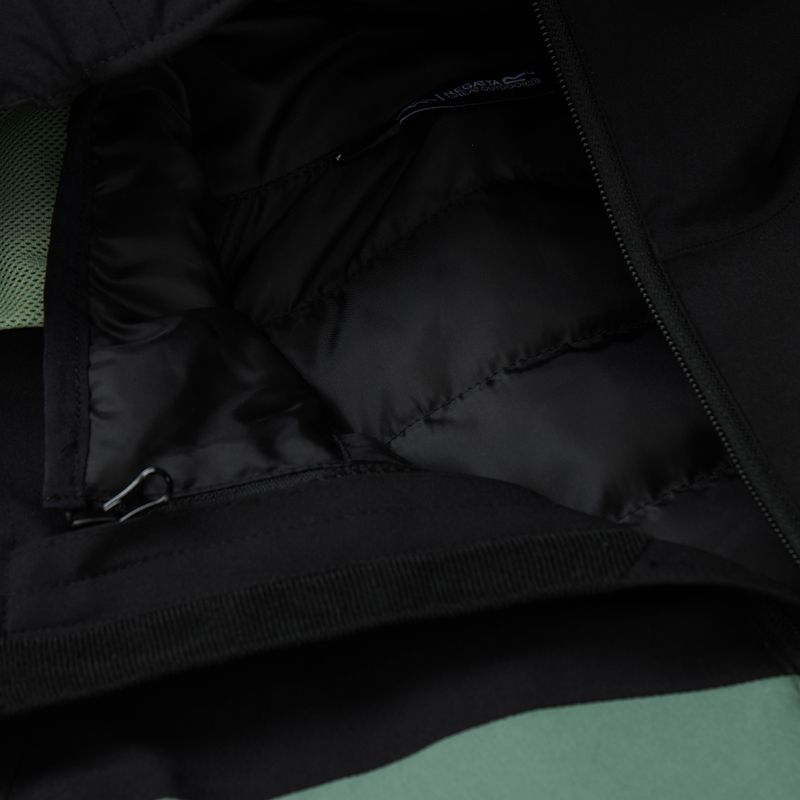 Pánska bunda 3v1 REGATTA Wentwood 3in1 dark forest green/black 15
