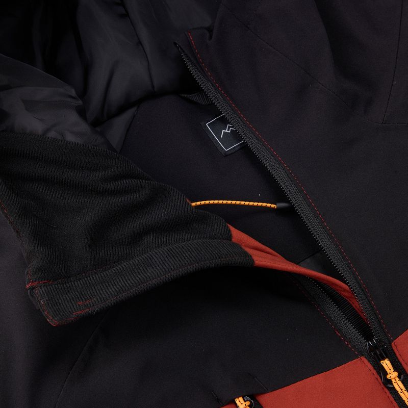 Pánska nepremokavá bunda Regatta Highton Stretch Padded Jacket burnt henna/black 13
