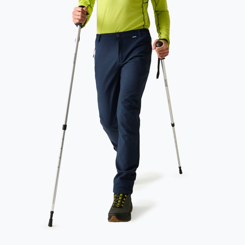 Pánske softshellové nohavice REGATTA Geo Softshell navy 3