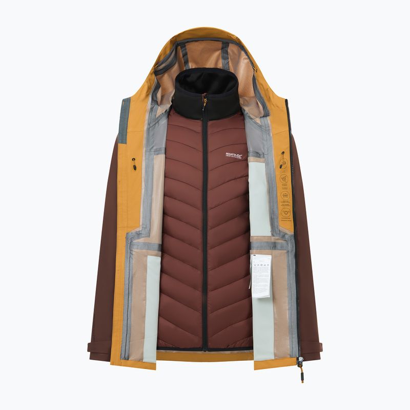 Pánska bunda 3v1 REGATTA Sacramento 3in1 wood brown/ground coffee 13