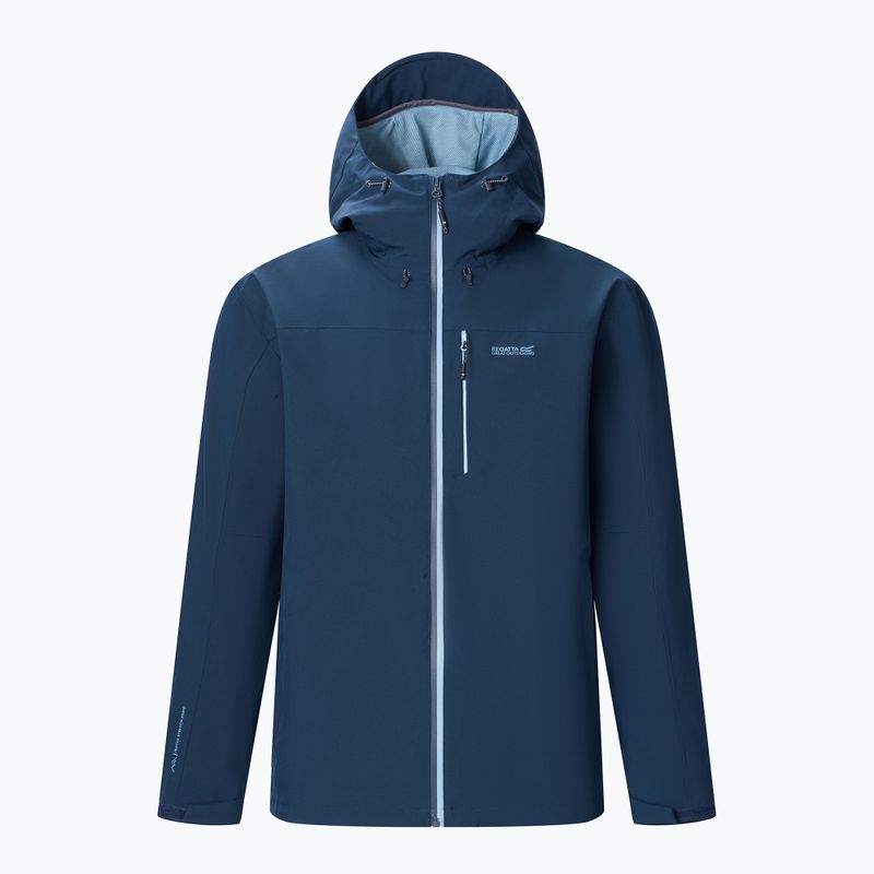 Pánska nepremokavá bunda REGATTA Birchdale II navy/dusky blue 10