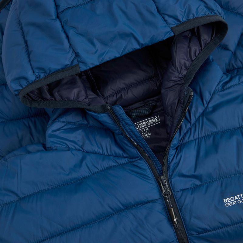 Pánska páperová bunda REGATTA Hooded Marizion aviator blue 4