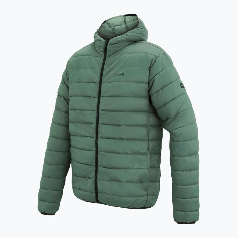 Pánska páperová bunda REGATTA Hooded Marizion dark forest green 3