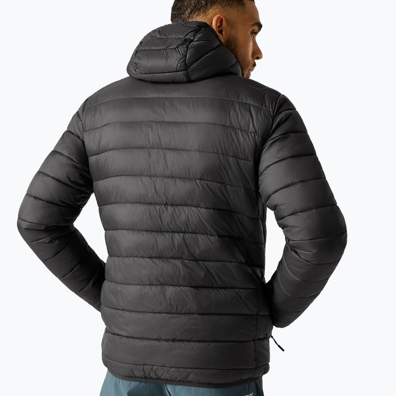 Pánska páperová bunda REGATTA Hooded Marizion black/burnt henna 4