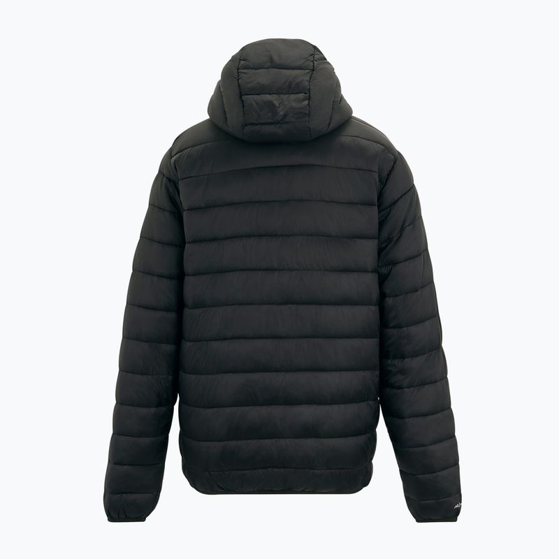 Pánska páperová bunda REGATTA Hooded Marizion black/burnt henna 10
