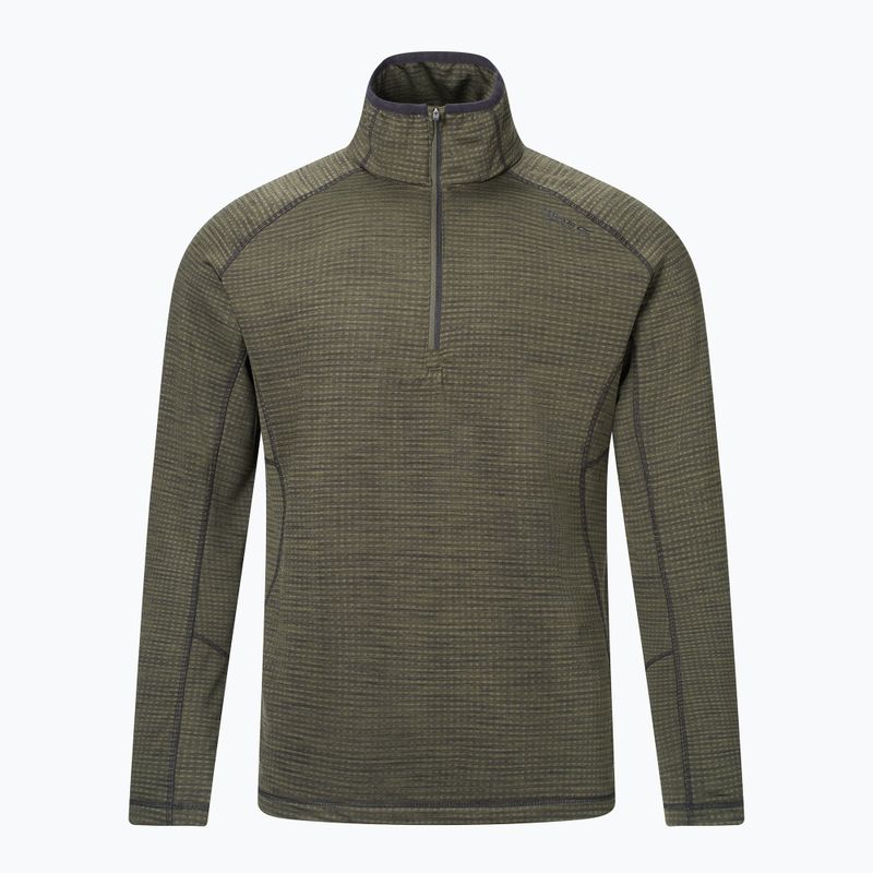 Pánska fleecová mikina REGATTA Yonder II dark khaki 7