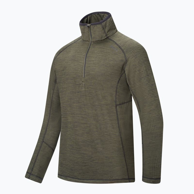 Pánska fleecová mikina REGATTA Yonder II dark khaki 9