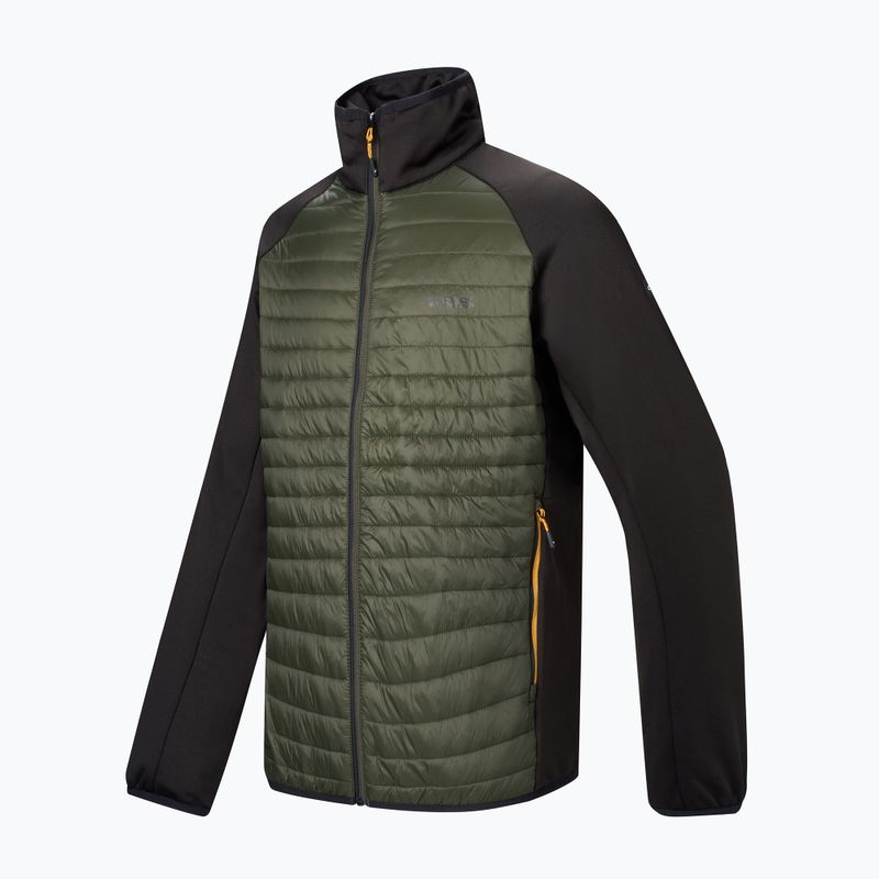 Pánska hybridná bunda REGATTA Clumber Hybrid dark khaki/black/sunset 9