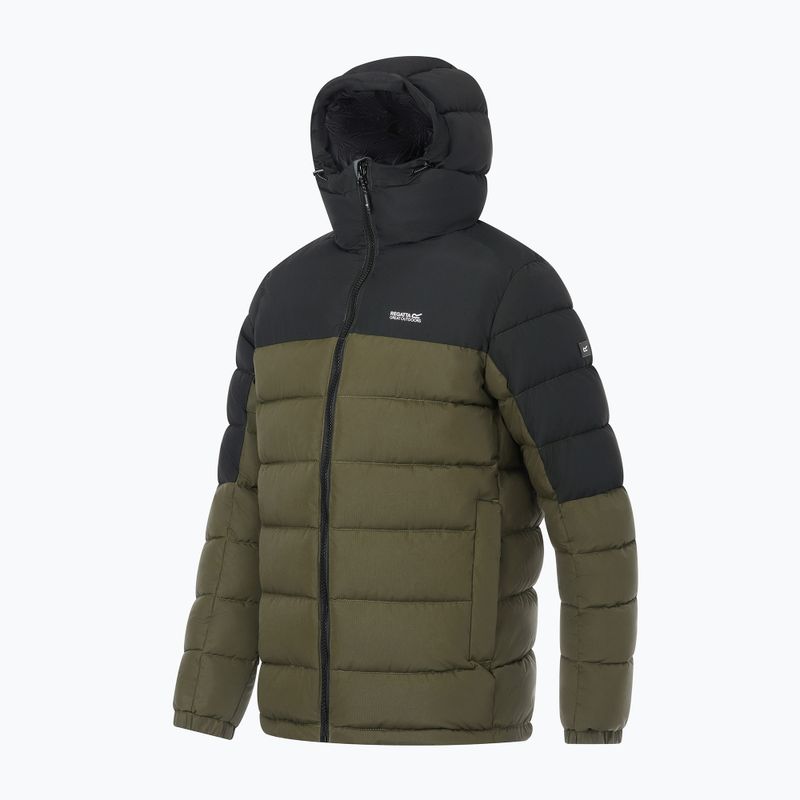 Pánska zateplená bunda REGATTA Aldthron dark khaki/black 10