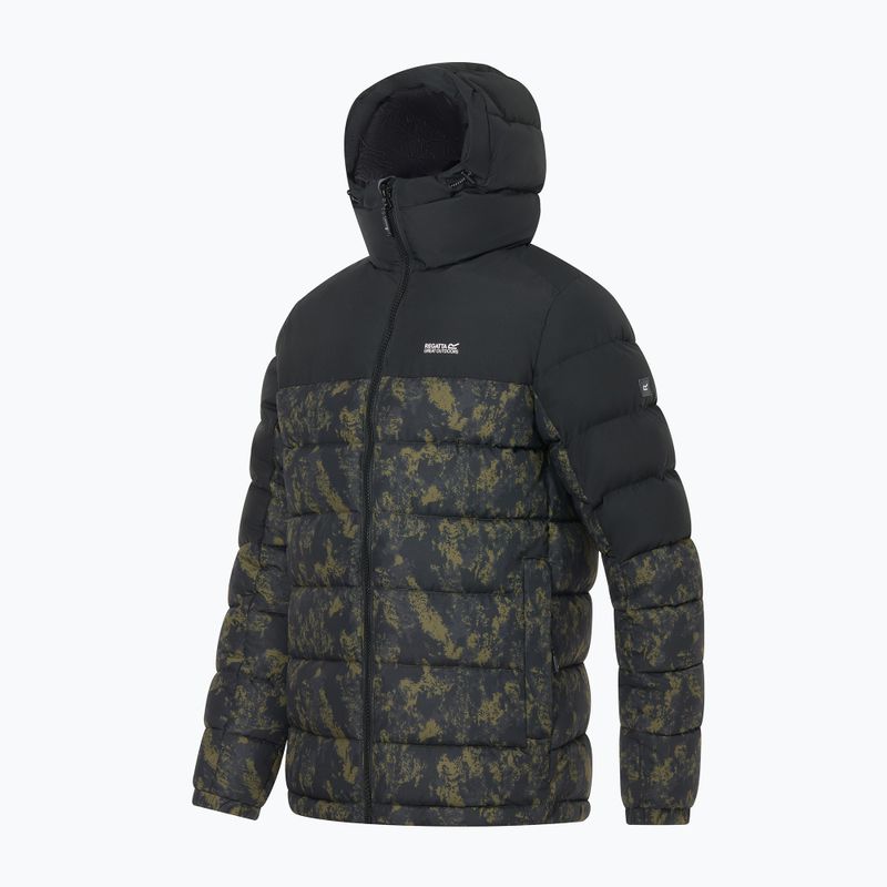 Pánska zateplená bunda REGATTA Aldthron textured print/black 10
