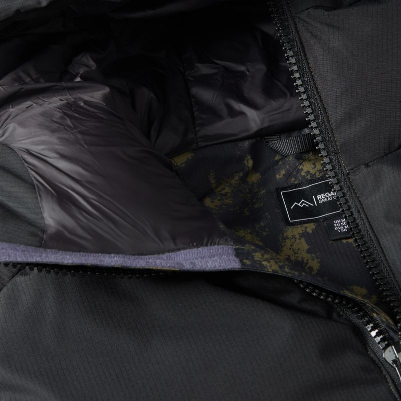 Pánska zateplená bunda REGATTA Aldthron textured print/black 11