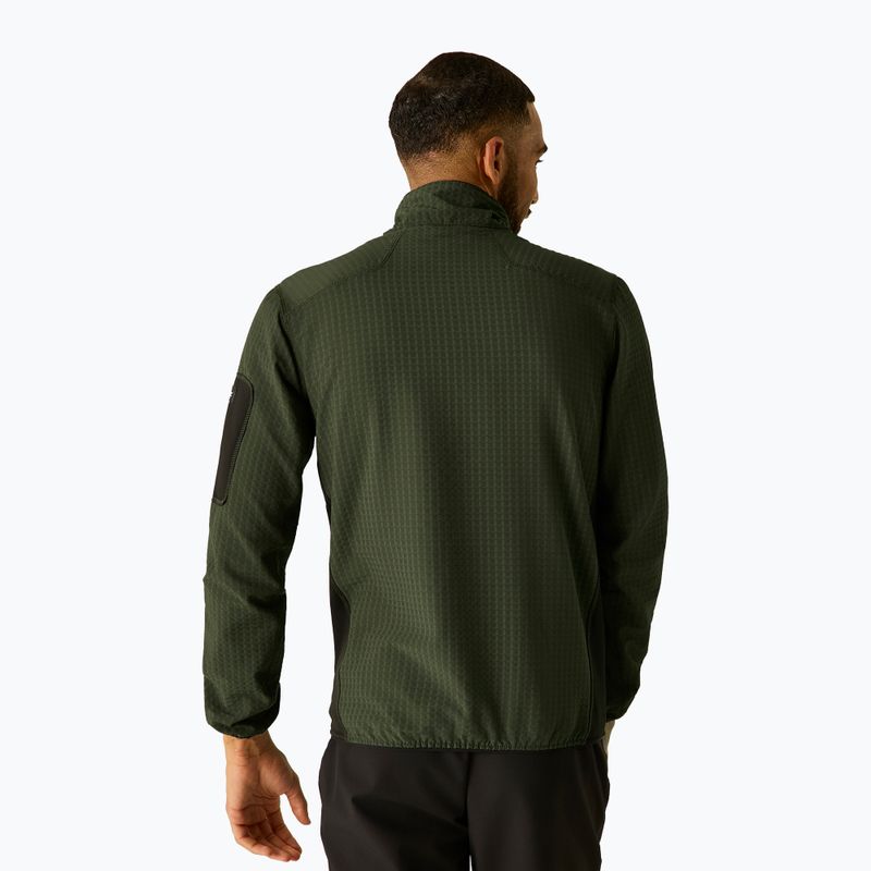 Pánska mikina REGATTA Baslinn dark khaki/black 4