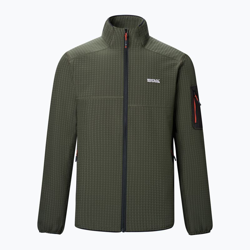 Pánska mikina REGATTA Baslinn dark khaki/black 8