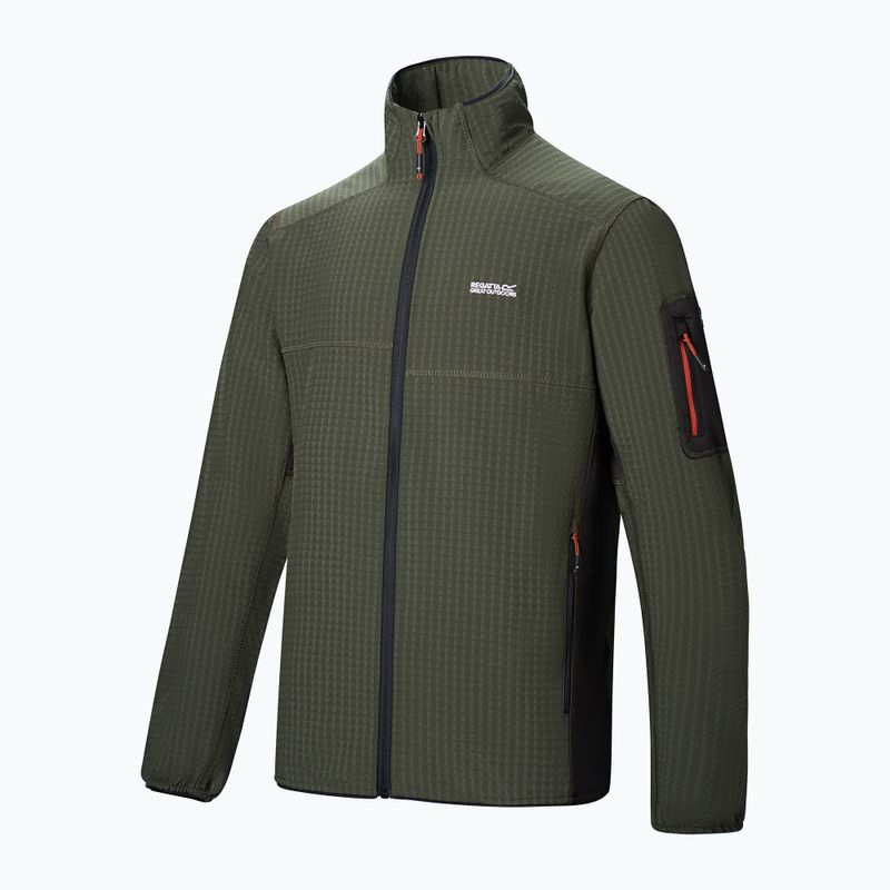 Pánska mikina REGATTA Baslinn dark khaki/black 10
