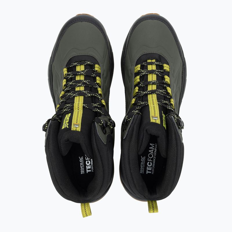 Pánske turistické topánky REGATTA Onyx Mid dark khaki cyprus 3
