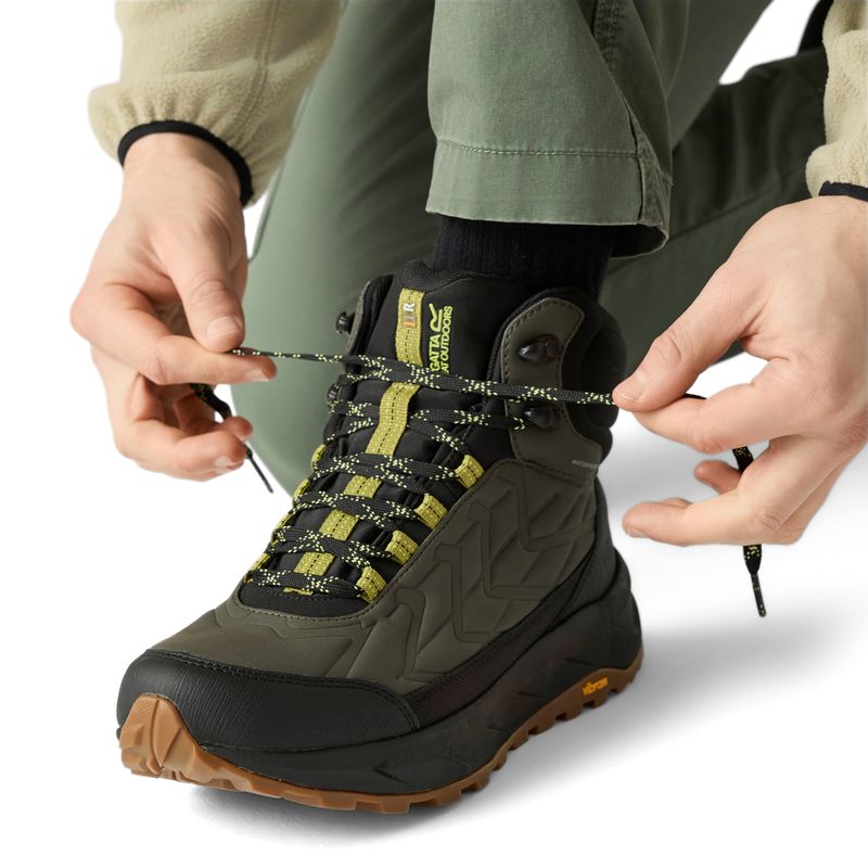 Pánske turistické topánky REGATTA Onyx Mid dark khaki cyprus 9
