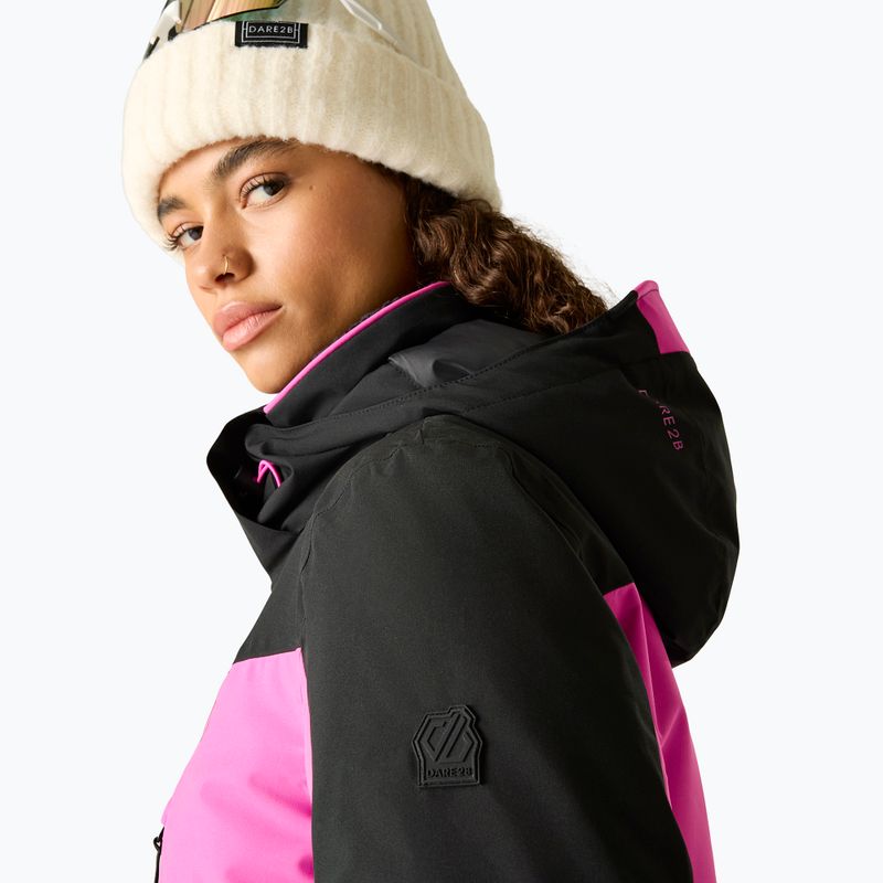 Dámska lyžiarska bunda Dare 2b Carve It extreme pink/black 5