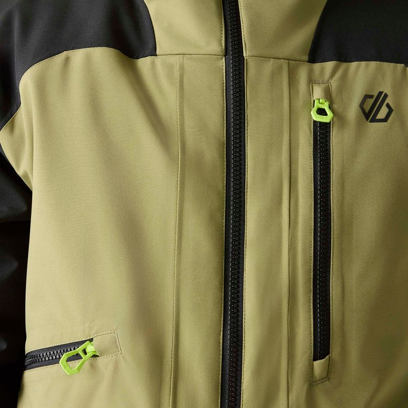 Pánska lyžiarska bunda Dare2B Baseplate IV Jacket black/martini olive 6