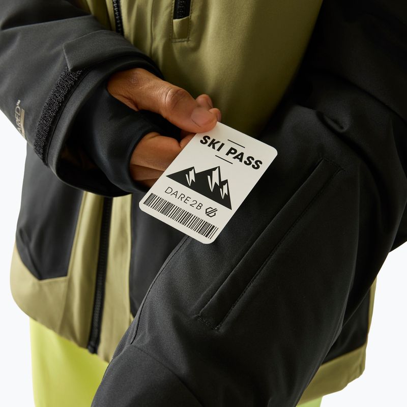 Pánska lyžiarska bunda Dare2B Baseplate IV Jacket black/martini olive 8