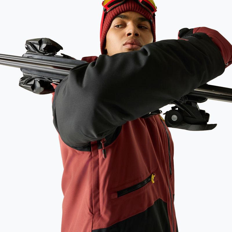 Pánska lyžiarska bunda Dare2B Baseplate IV Jacket black/rustic red 6
