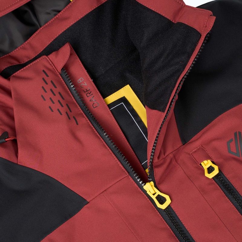 Pánska lyžiarska bunda Dare2B Baseplate IV Jacket black/rustic red 13
