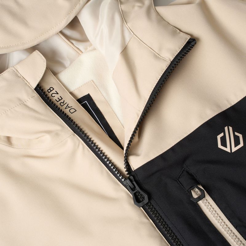 Pánska lyžiarska bunda Dare2B Halfpipe IV Jacket white pepper/black 13