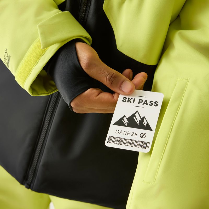Pánska lyžiarska bunda Dare2B Halfpipe IV Jacket mango mint/black 9