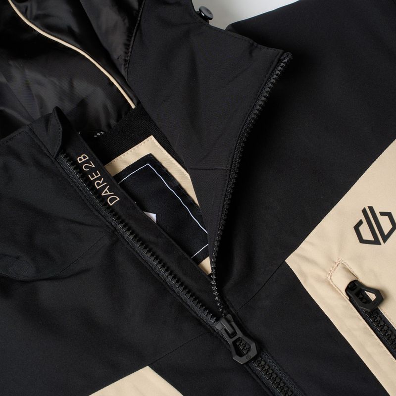 Pánska lyžiarska bunda Dare2B Eagle IV Jacket black/white pepper 13