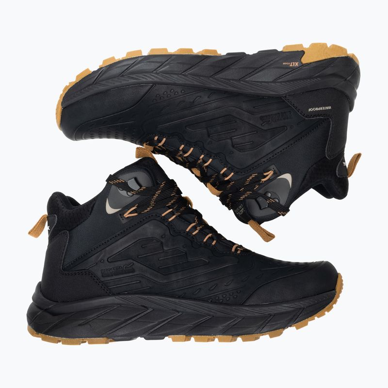 Pánske turistické topánky REGATTA Derino Mid Black/Rubber 2