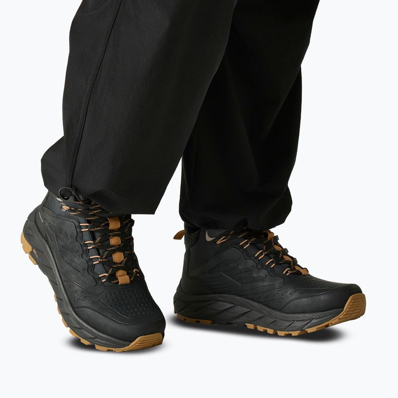 Pánske turistické topánky REGATTA Derino Mid Black/Rubber 7