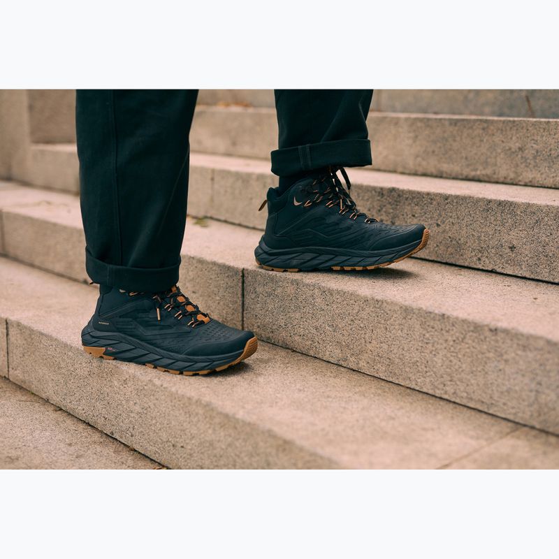 Pánske turistické topánky REGATTA Derino Mid Black/Rubber 9