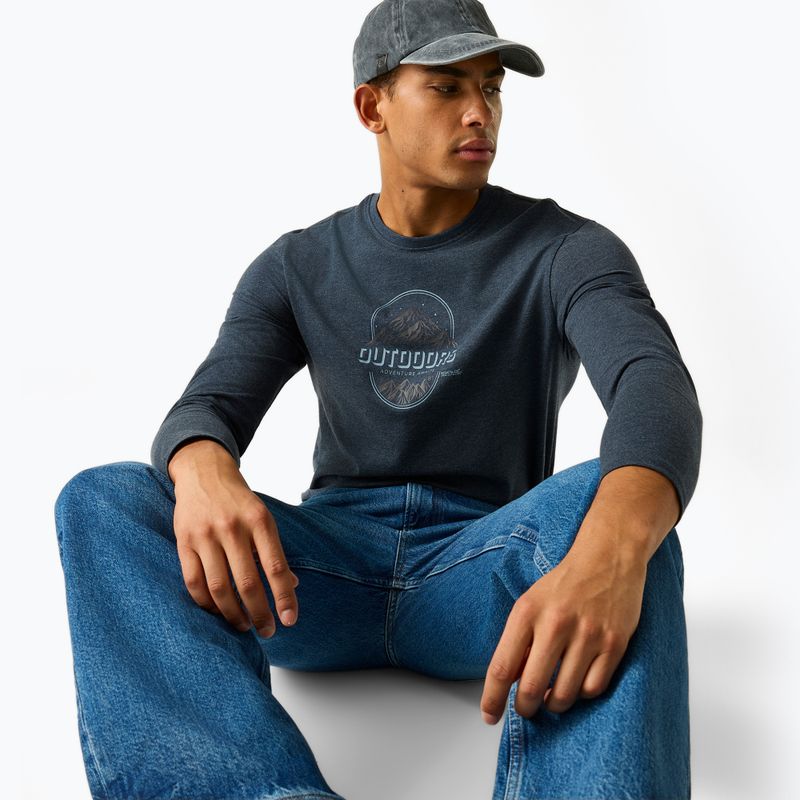 Pánske tričko longsleeve REGATTA Maylow navy original outdoors 5