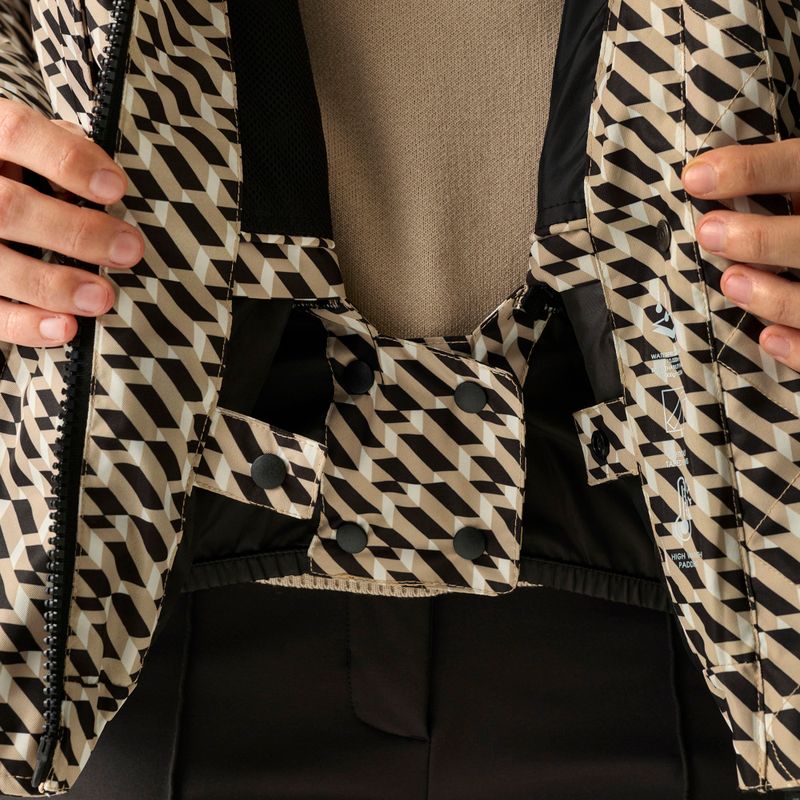 Dámska lyžiarska bunda Dare 2b Allure Jacket white pepper geo print 8