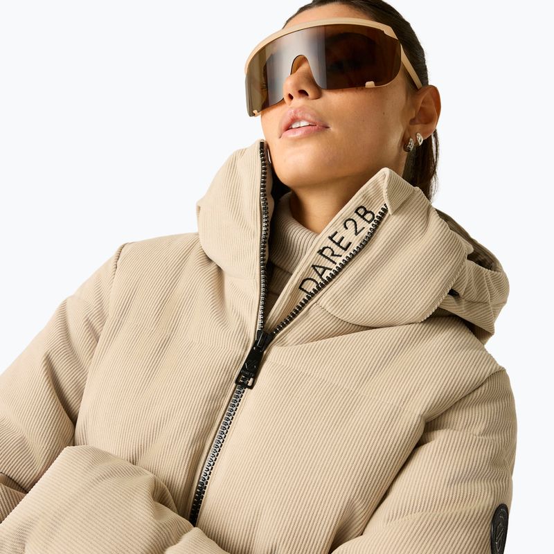 Dámska lyžiarska bunda Dare2B Glitz II Jacket white pepper cord 6