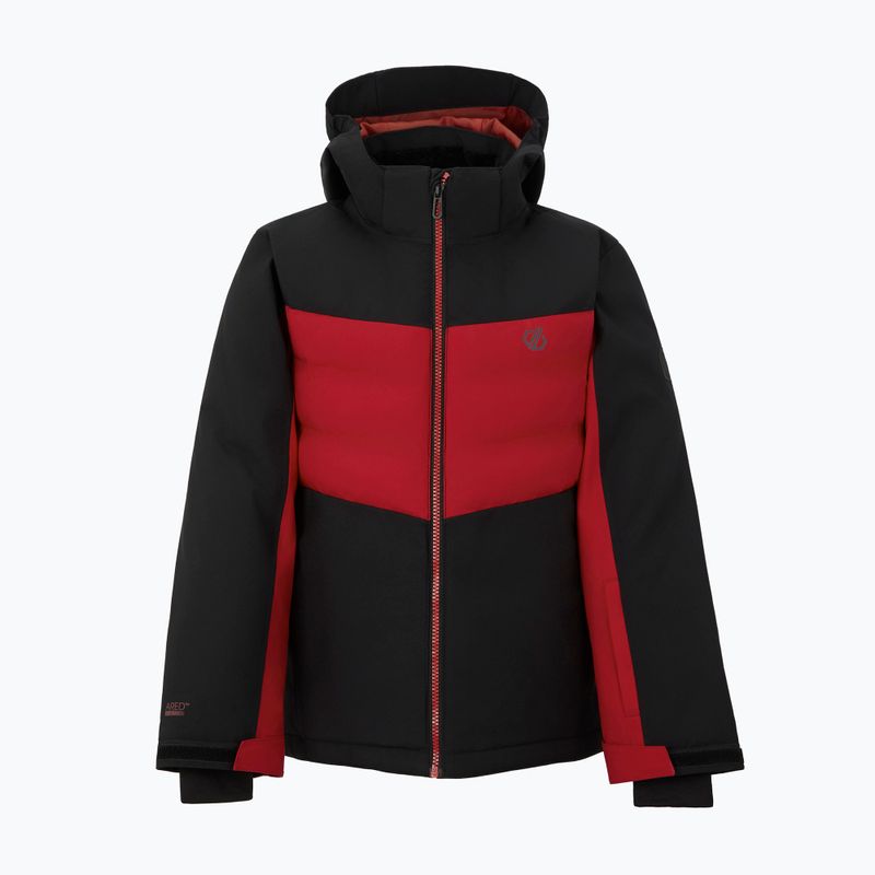 Detská lyžiarska bunda Dare 2b Cheery black/danger red 10