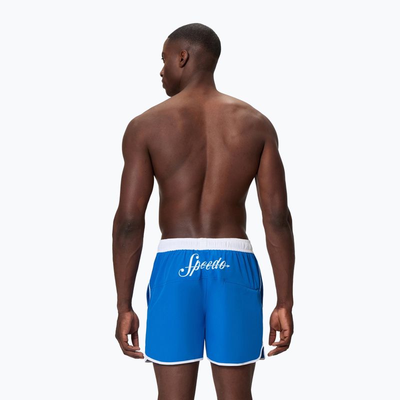 Pánske plavecké šortky Speedo Jetstream Retro Logo Volley 16" 8-005082002 Turkish Sea 2