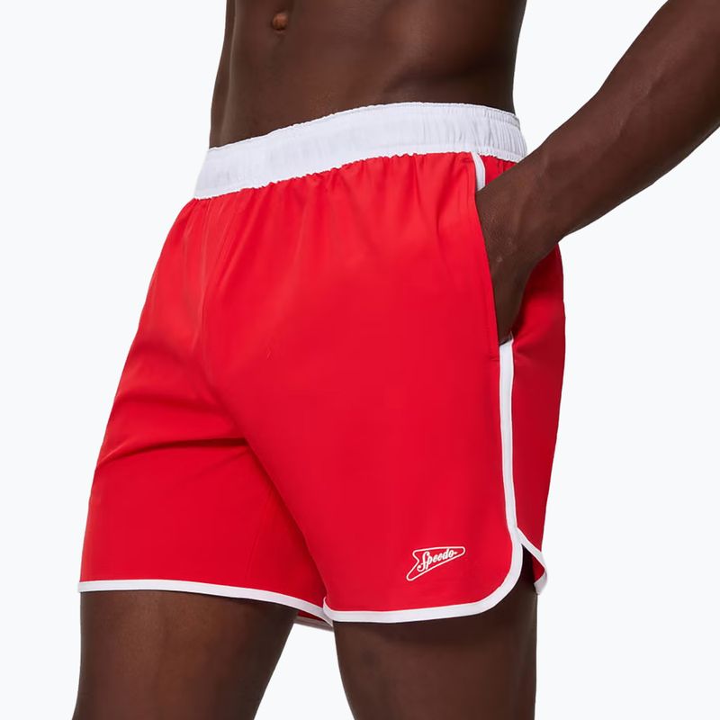 Pánske plavecké šortky Speedo Jetstream Retro Logo Volley 16" 8-005082003 high risk red 4
