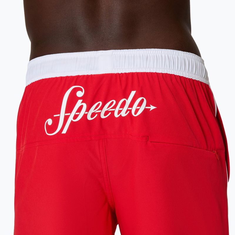 Pánske plavecké šortky Speedo Jetstream Retro Logo Volley 16" 8-005082003 high risk red 7