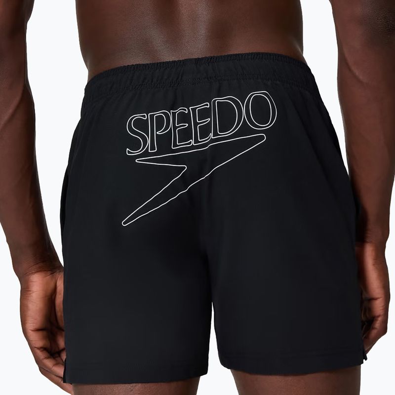Pánske plavecké šortky Speedo Classic Logo Volley 16" anthracite 6