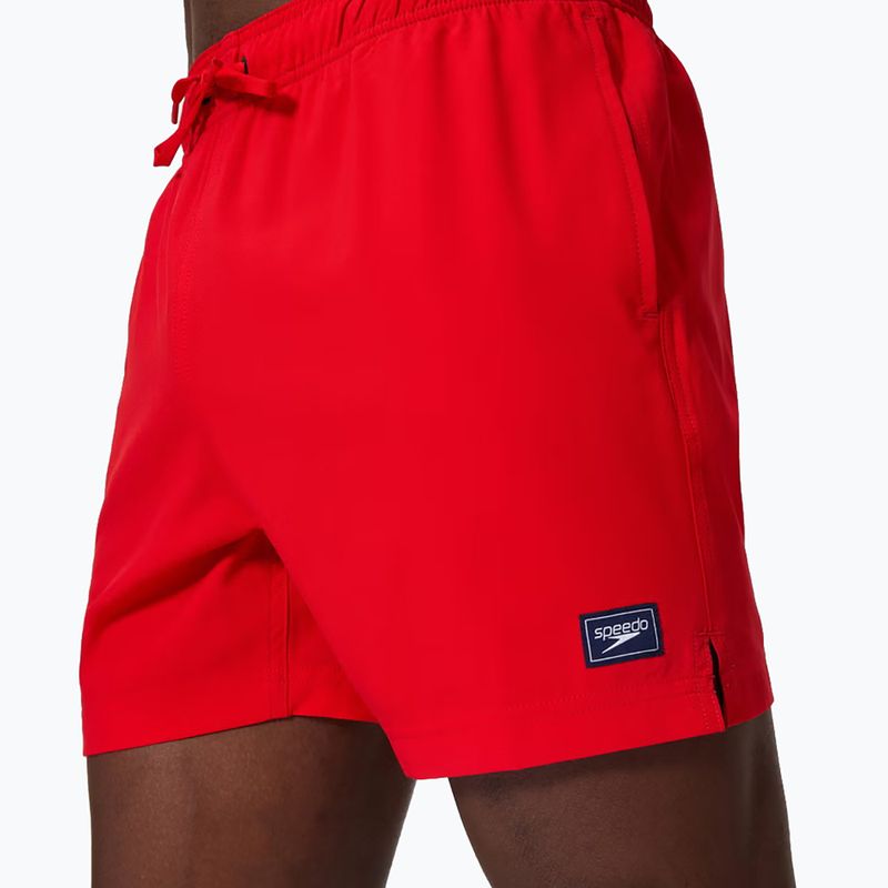Pánske plavecké šortky Speedo Classic Logo Volley 16" high risk red 5