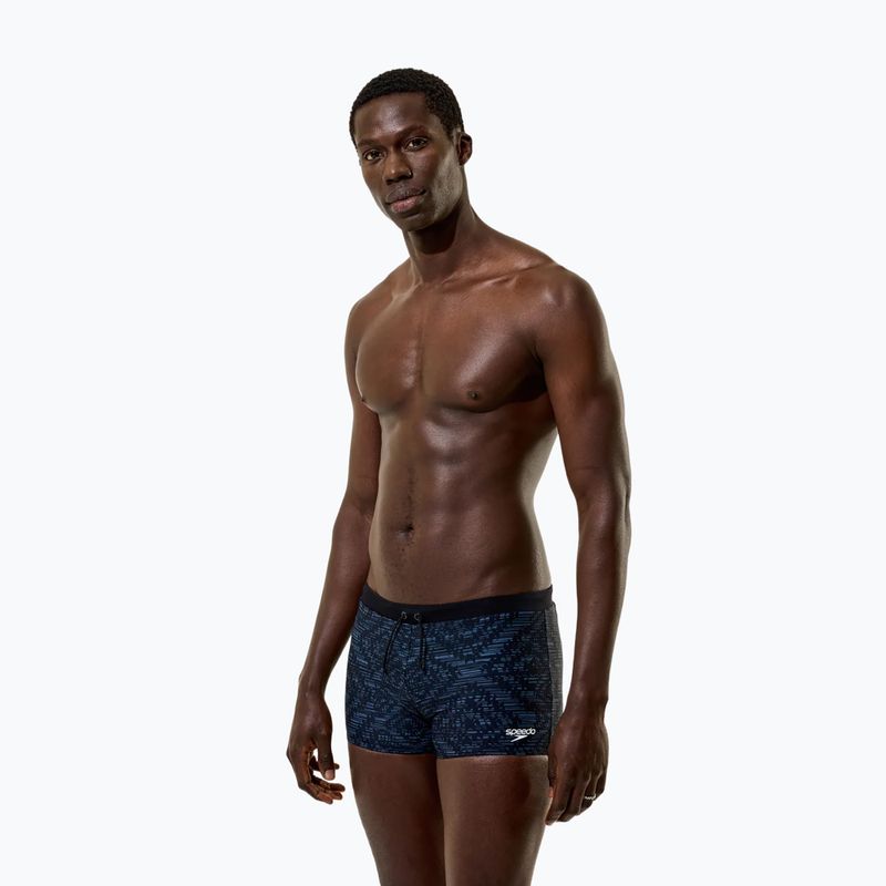 Pánske plavecké boxerky Speedo Valmilton Aquashort anthracite 5