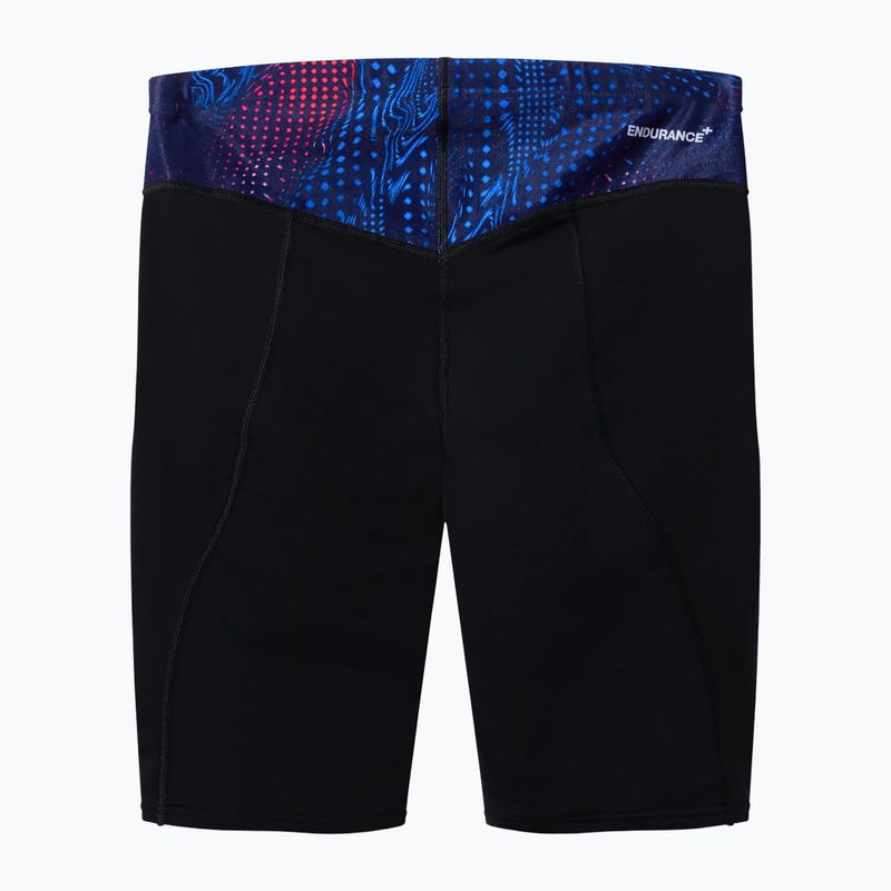 Pánske plavky jammery Speedo Endurance+ Max Compression Jammer black/blue 2