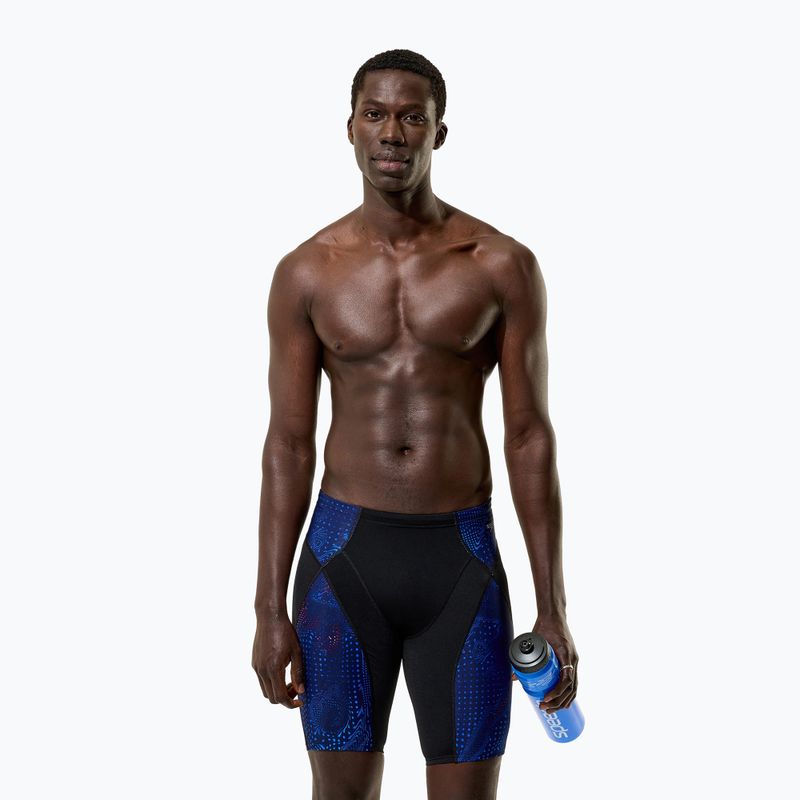 Pánske plavky jammery Speedo Endurance+ Max Compression Jammer black/blue 3