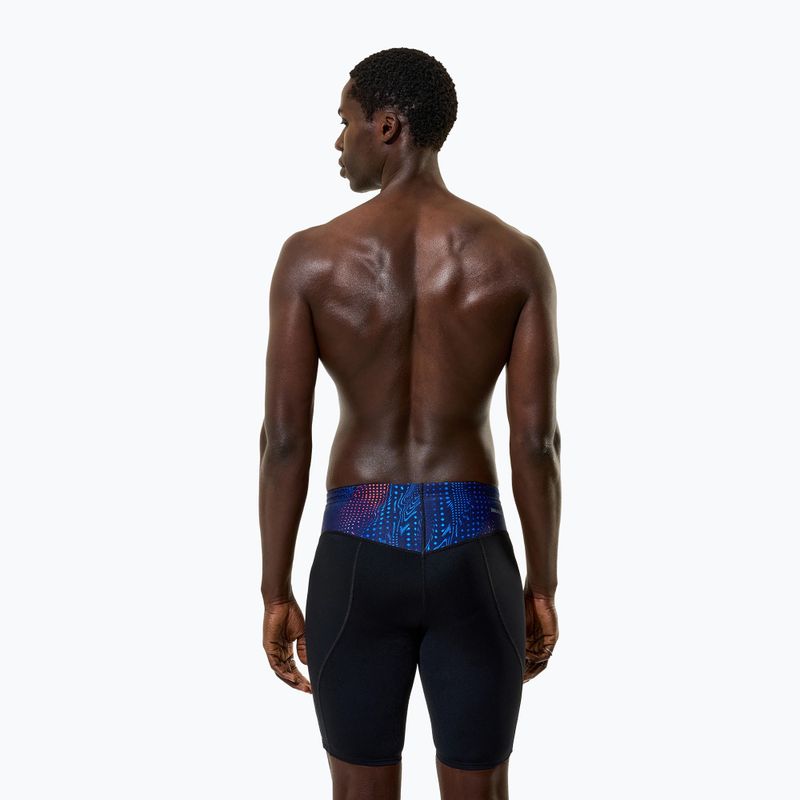 Pánske plavky jammery Speedo Endurance+ Max Compression Jammer black/blue 4