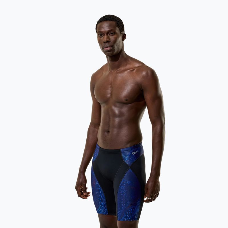 Pánske plavky jammery Speedo Endurance+ Max Compression Jammer black/blue 5